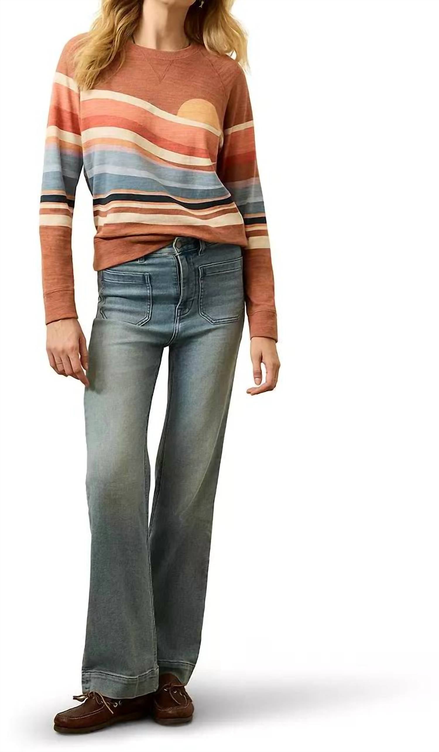 Faherty - Sunwashed Slub Crew Top