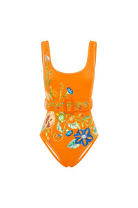 Alemais - Flores Belted One Piece