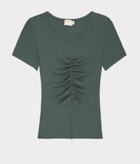 Nation Ltd - Nevina Seamed Gathered Tee Shirt