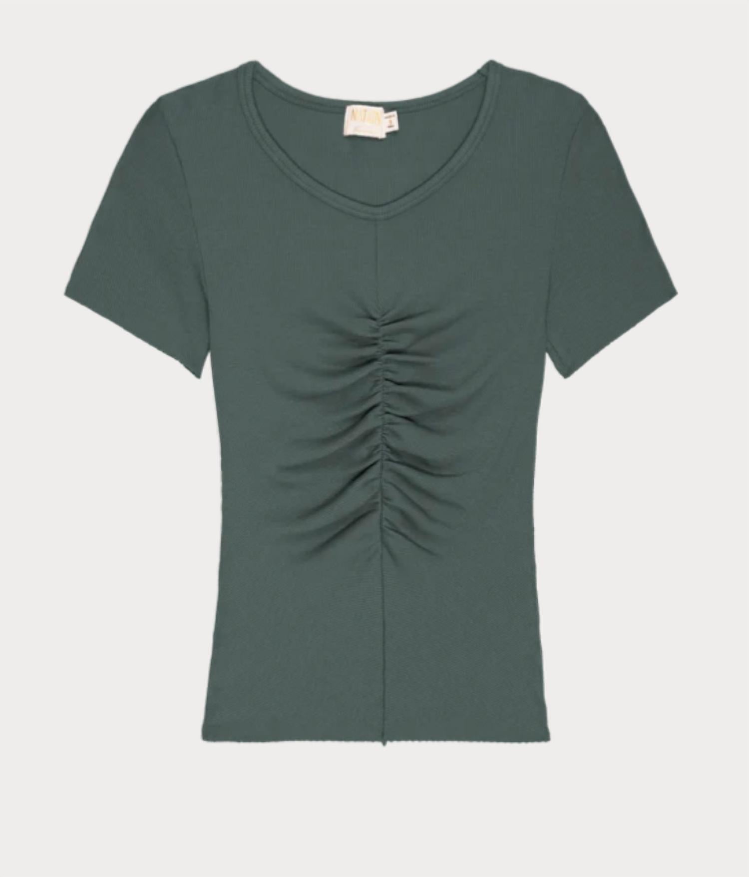 Nation Ltd - Nevina Seamed Gathered Tee Shirt