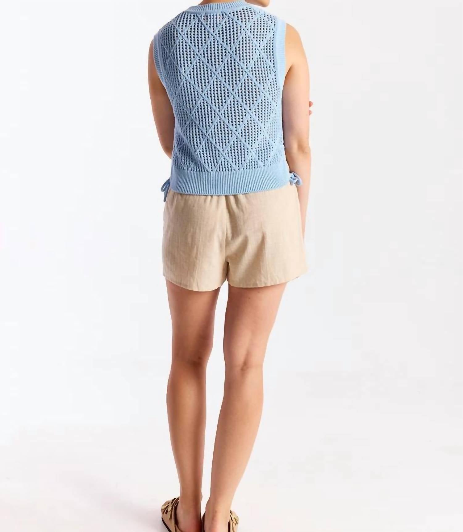 Brodie Cashmere - Detailed Diamond Vest
