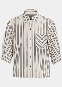 Rag & Bone - Lucia Striped Poplin Shirt
