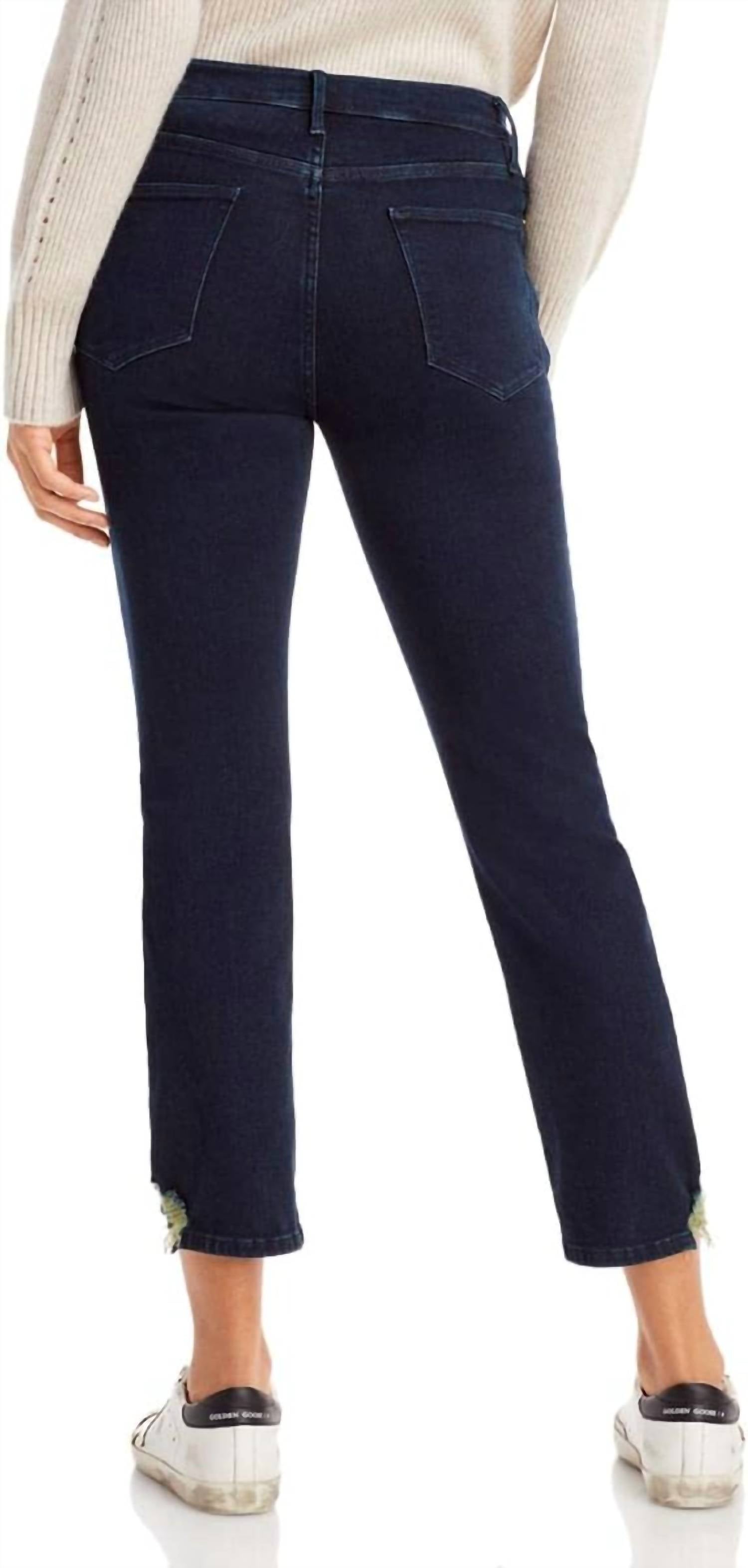Frame - Le High Denim High Rise Straight Leg Jeans