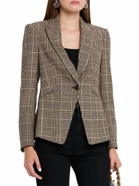 Veronica Beard Kendryn Embellished Dickey Jacket in black multi - women's jacket