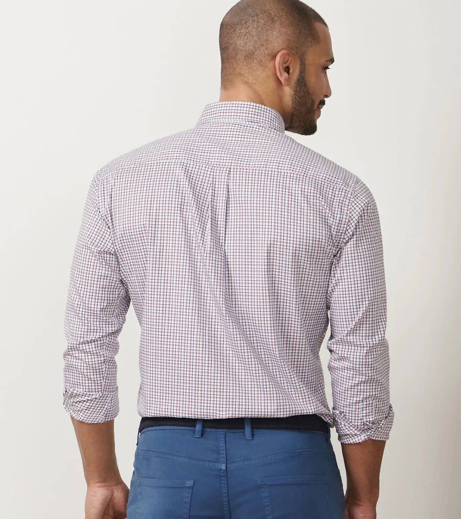 Peter Millar - Julian Crown Light Plaid Button-down Shirt