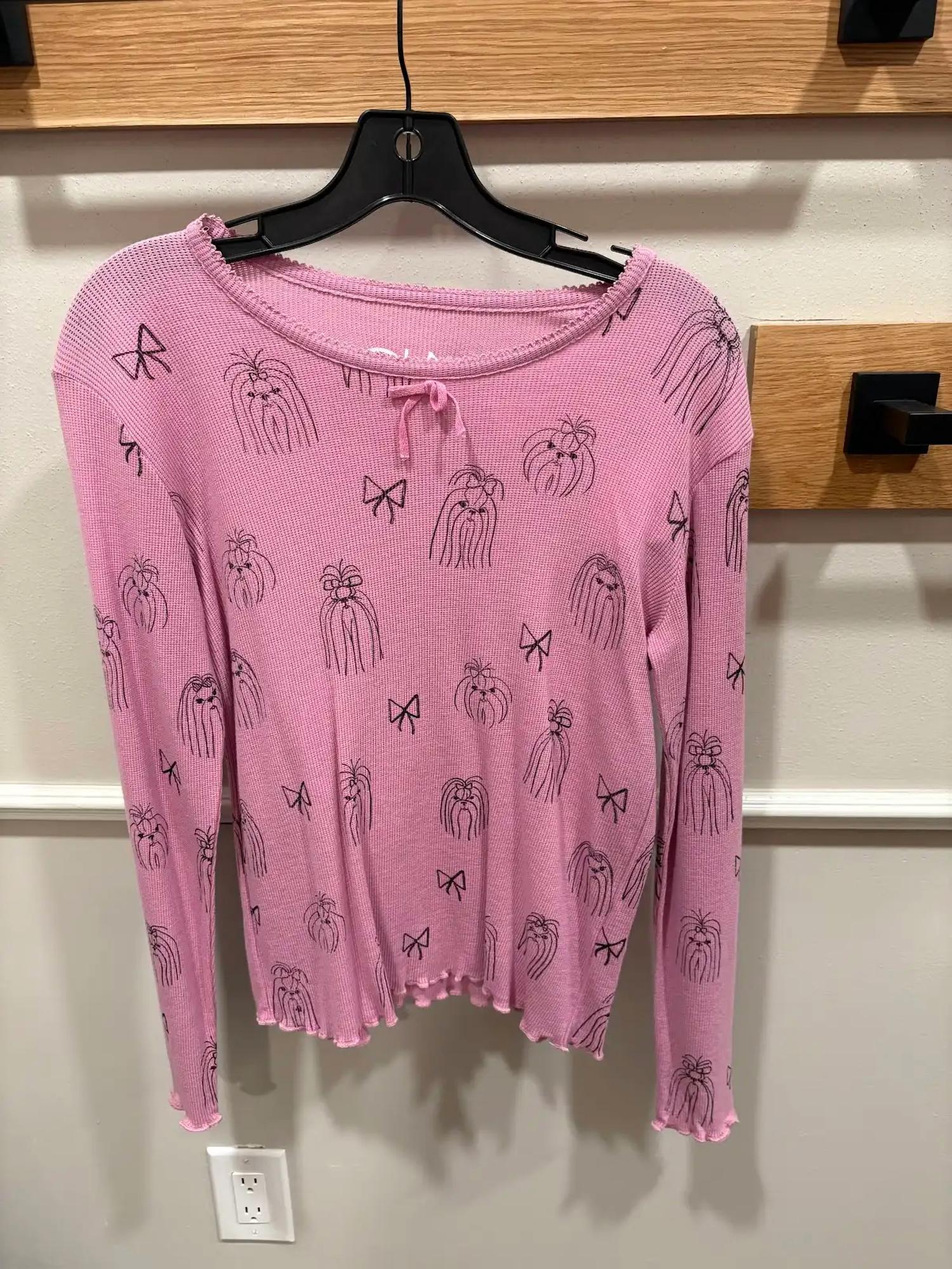 Chaser - Girls Thermal Scalllop Edge Tee