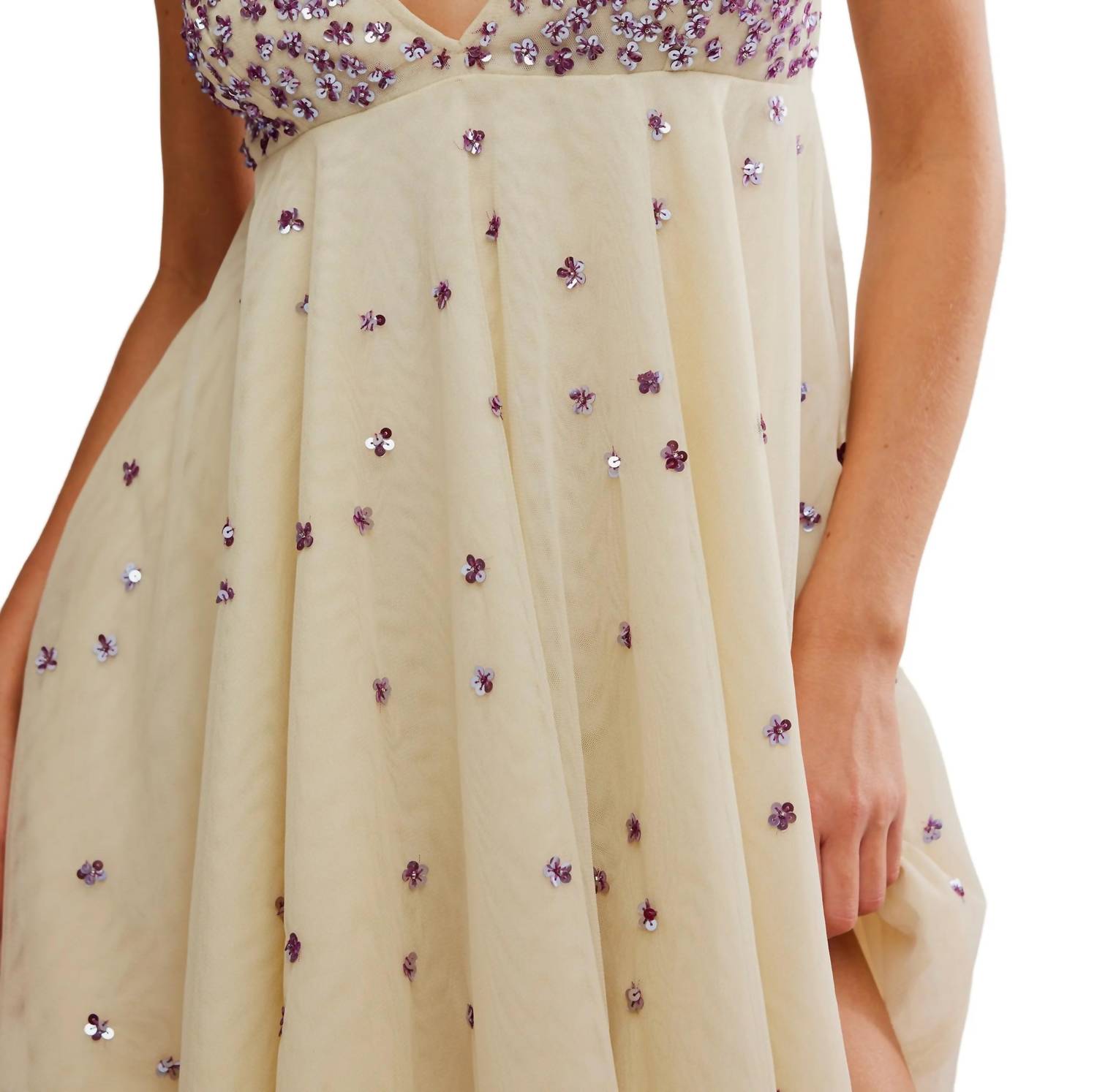 Free People - Noel Shine Mini Dress