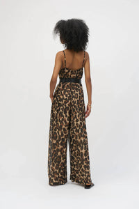 Joseph Ribkoff - Animal Print Wide Leg Jumpsuit