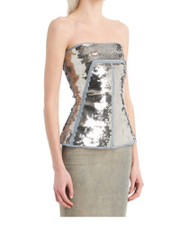 Rick Owens - Sequin Bustier Top