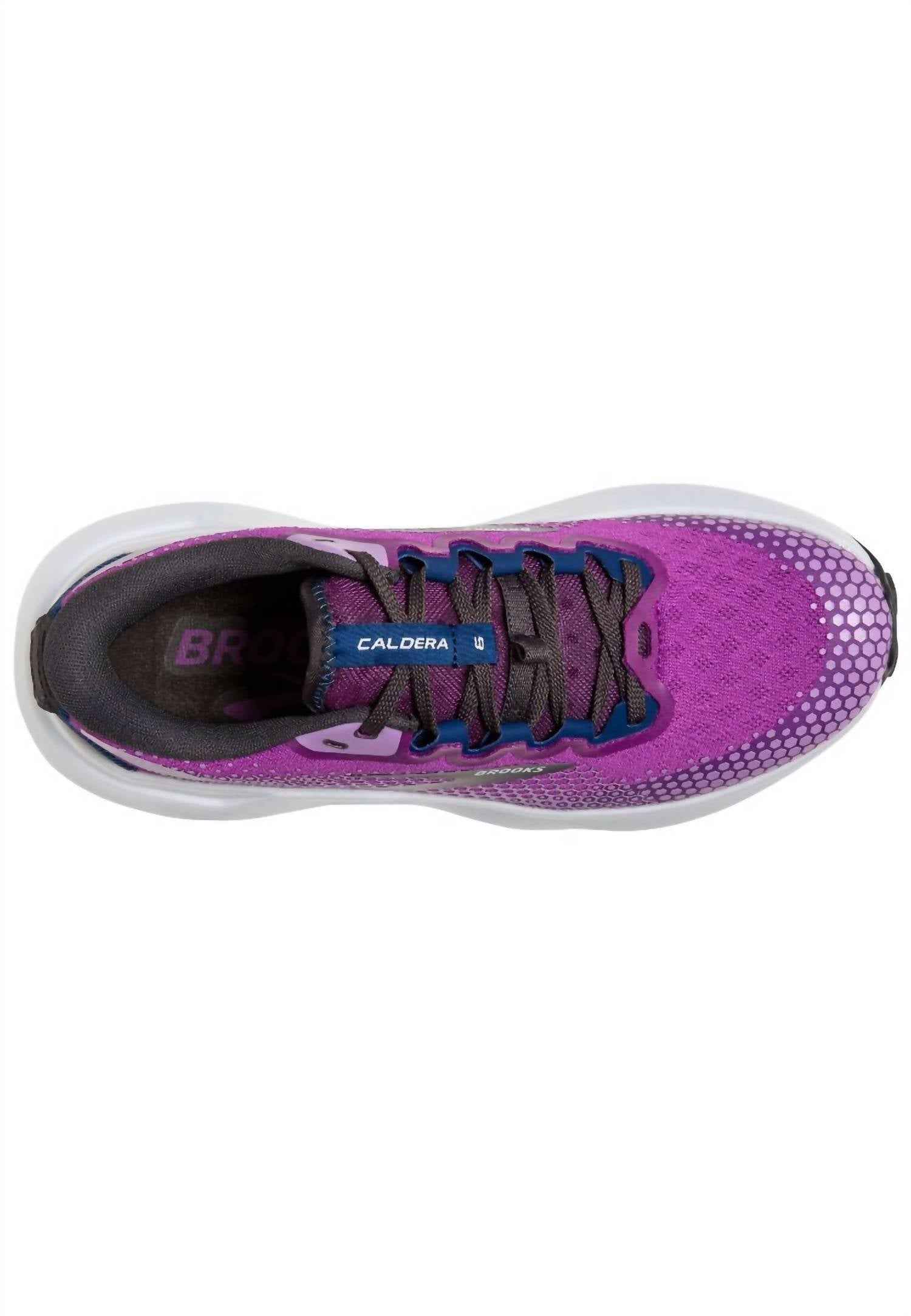 BROOKS Women's Caldera 6 Trail Running Shoes in purple violet navy - women's shoe - view 5