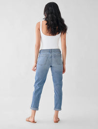 DL1961 - Women's Riley Boyfriend Straight Jeans in washburn - women's jeans - view 4