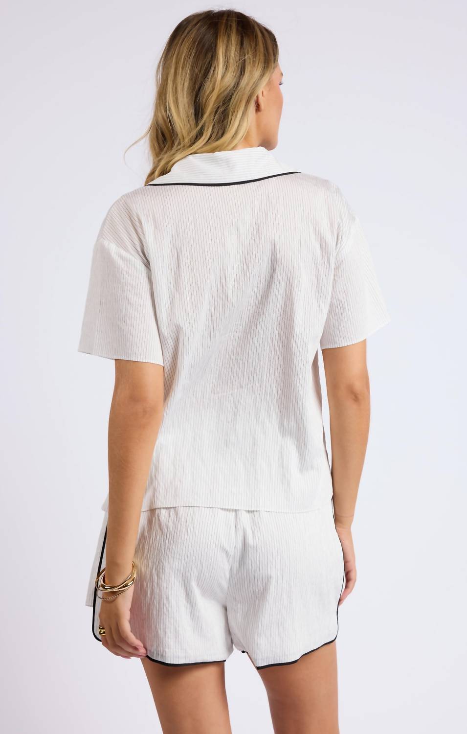 Sage The Label - Community Contrast Button-down Shirt