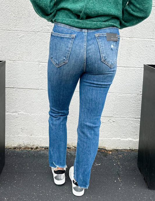 Risen - All Kinds Of Nonsense High Rise Straight Leg Jeans