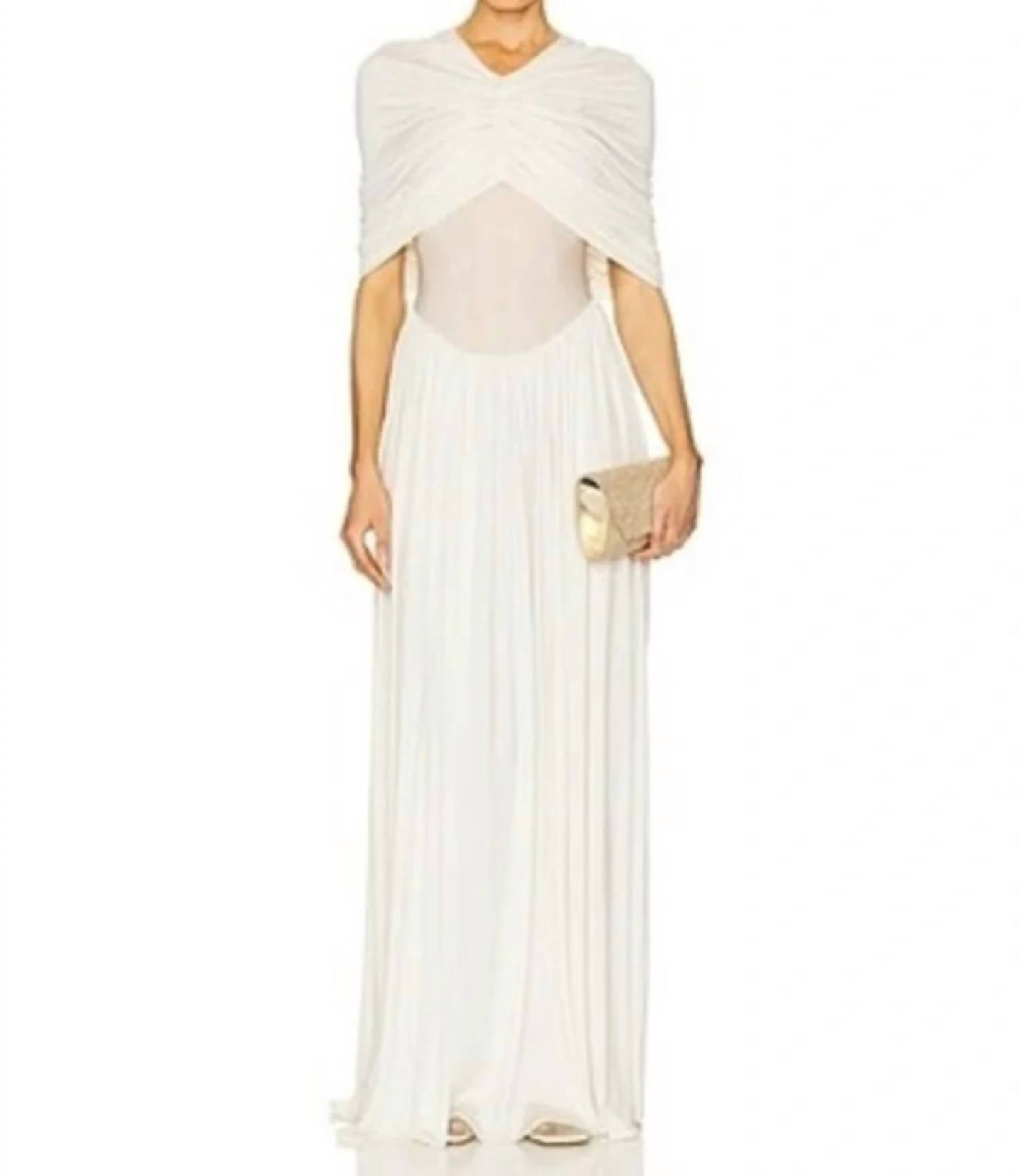 Helsa - Philomena Off Shoulder Maxi Dress