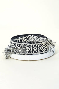 Anarchy Street - Women's Boho Pattern Embroidered Braided Belt