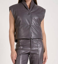 Elan - Skye Leather Vest