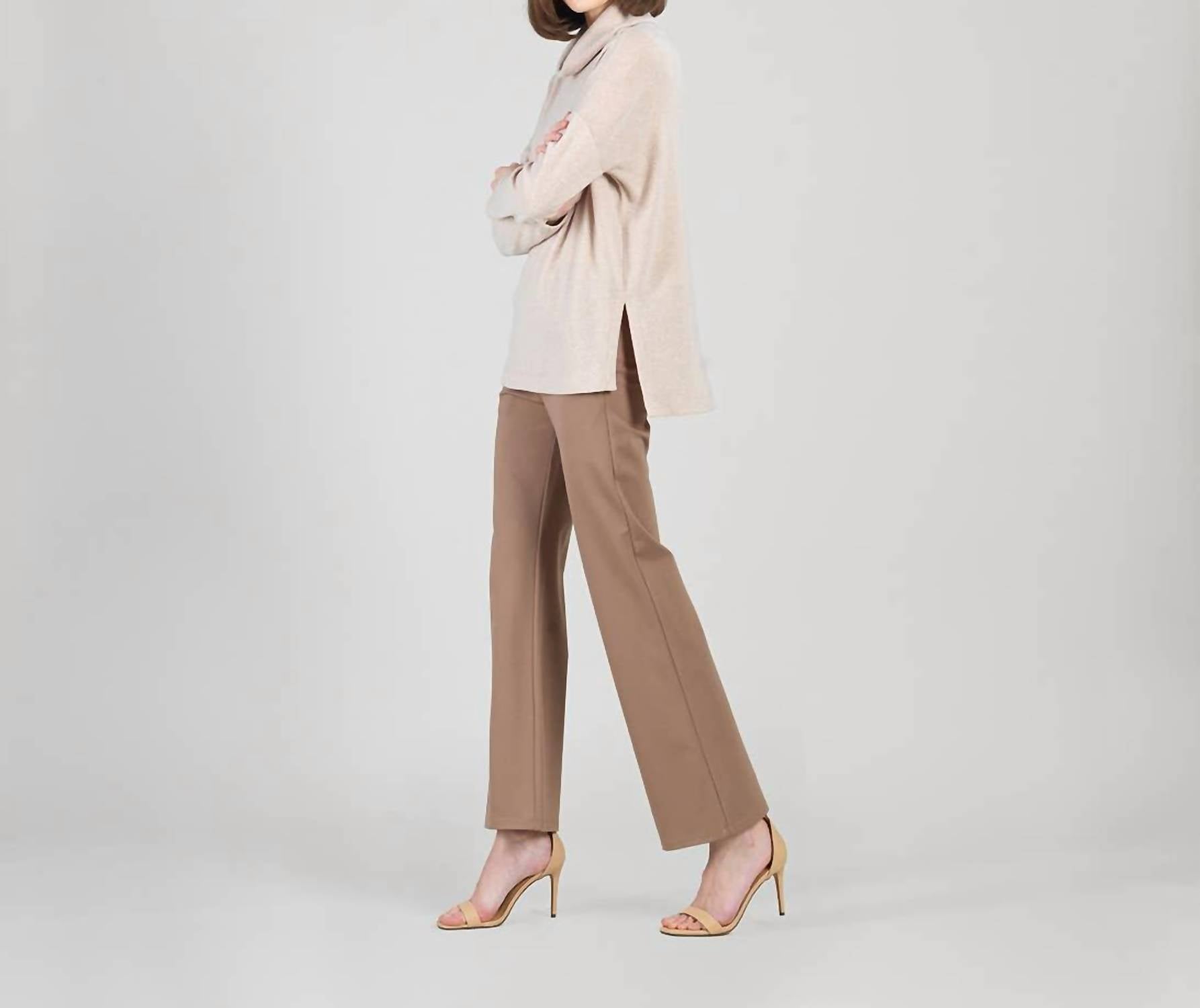 Clara Sunwoo - Faux Cashmere Turtleneck Tunic Sweater