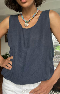 Made In Italy - Sadie Linen Tank
