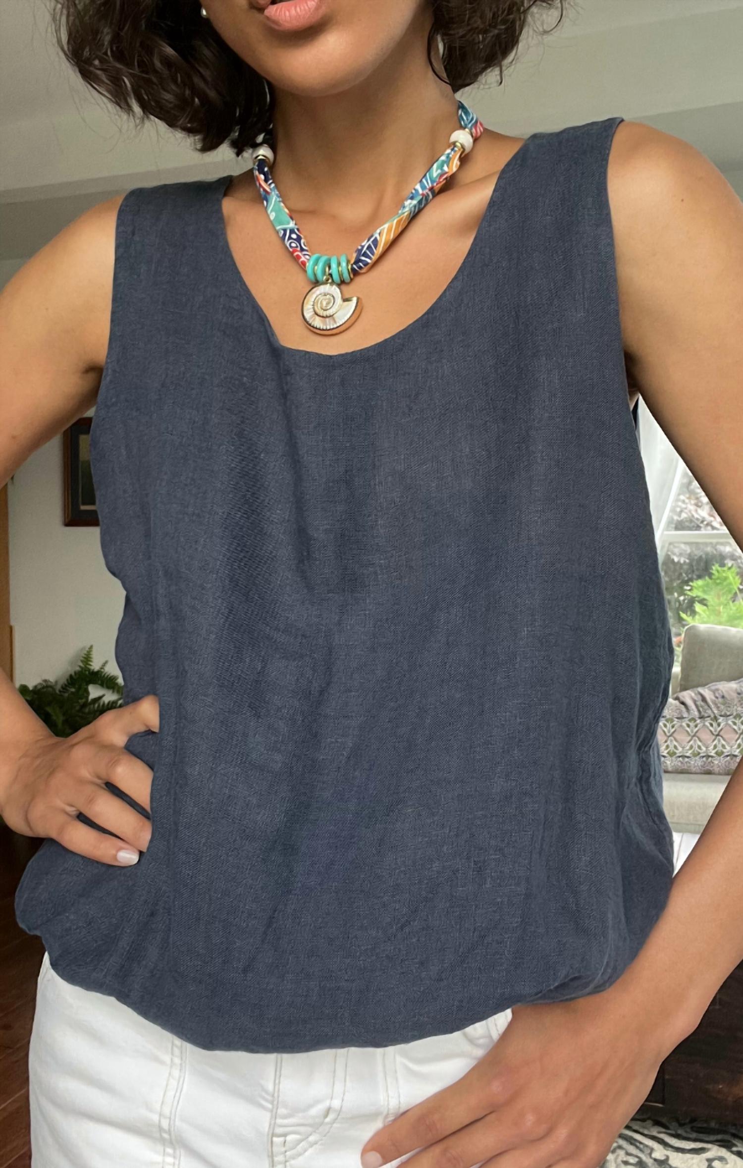 Made In Italy - Sadie Linen Tank