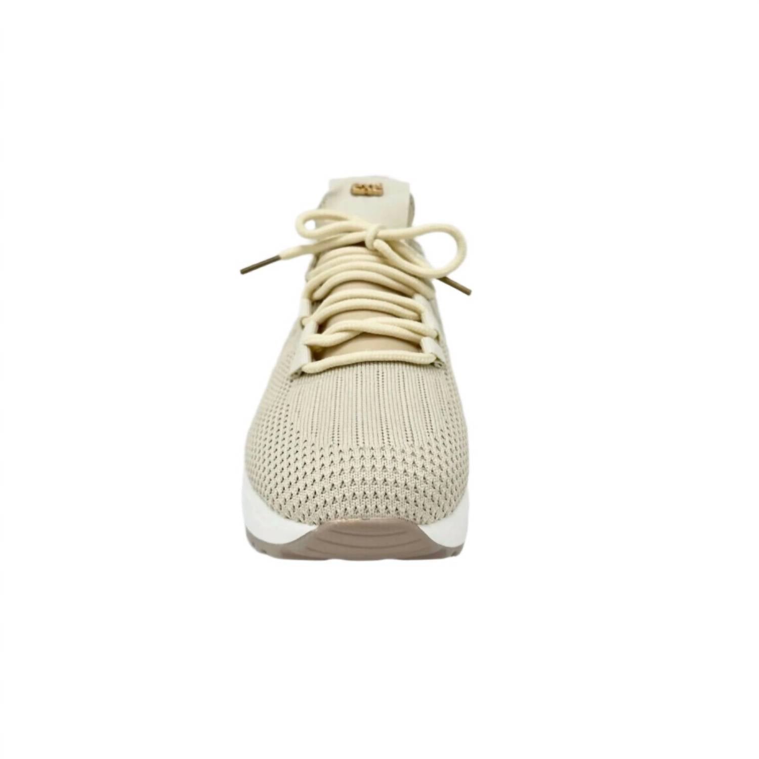 Renato Garini - Women's Heel Sneakers With Stretch Laces
