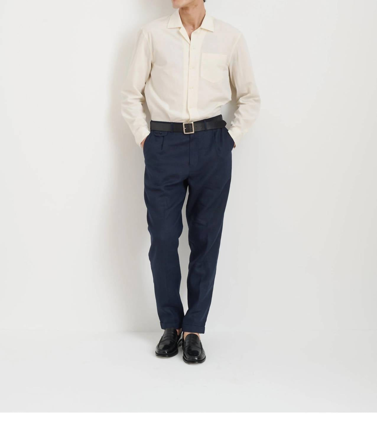 Alex Mill - Linen Standard Pleated Pant