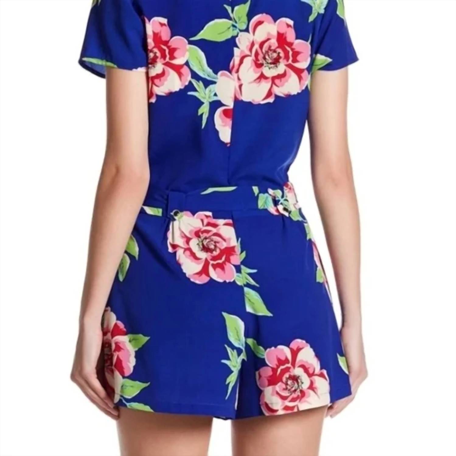 Yumi Kim - Surplice Tied-waist Paradise Romper