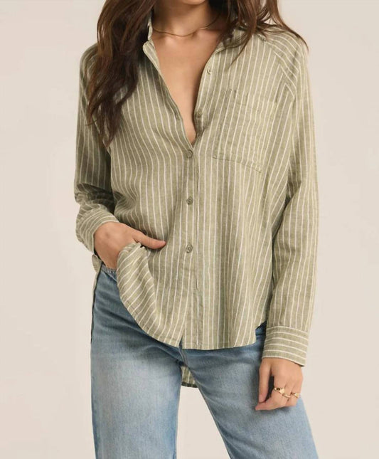 Z Supply - Perfect Linen Stripe Top