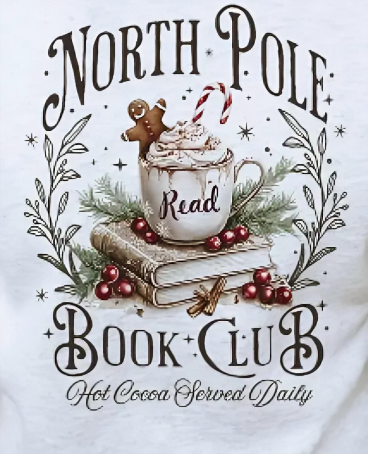 Kissed Apparel - North Pole Book Club Sweatshirt