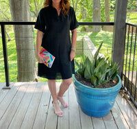 Pure Amici - Linen Mini Dress