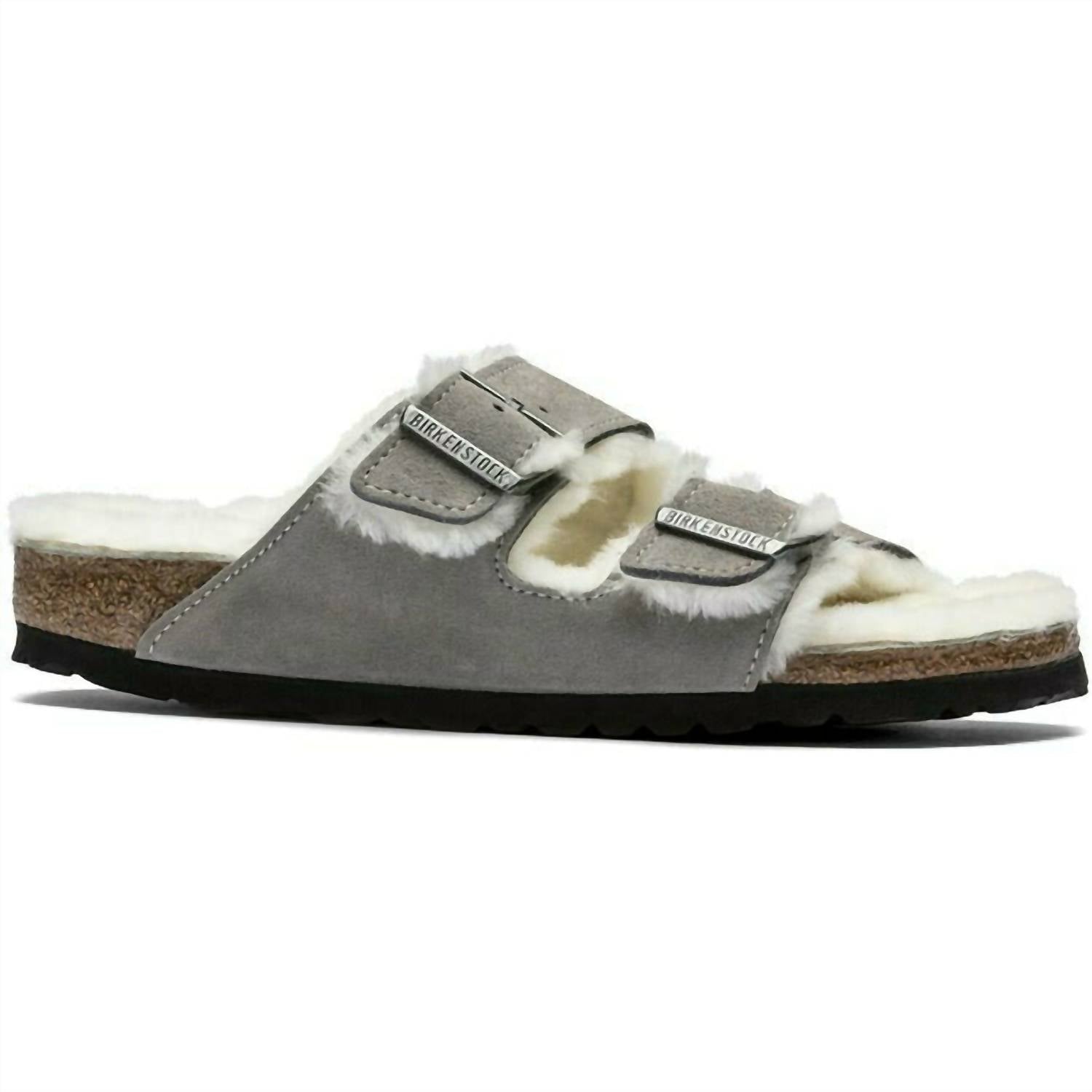 Birkenstock - Women's Arizona Shearling Suede Leather Sandals - Narrow