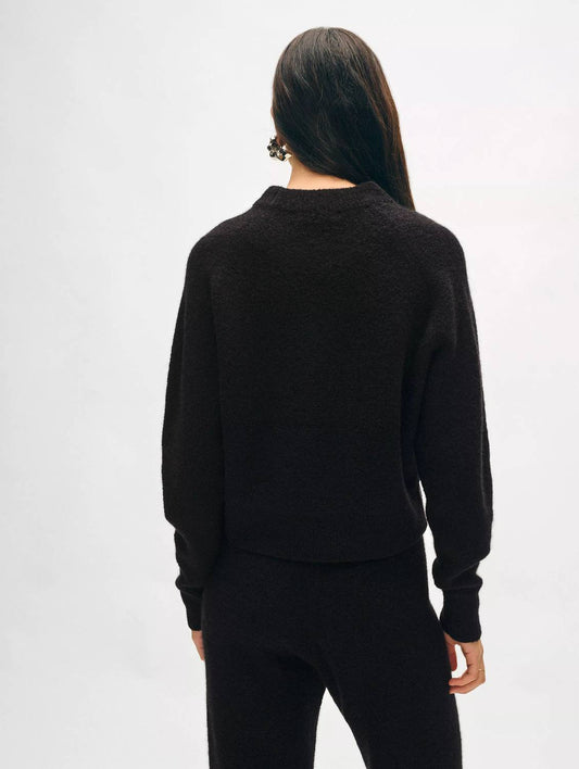 White + Warren - Boucle Cashmere Blend Sweatshirt
