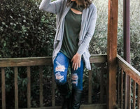Miracle - Open Front Pocket Cardigan