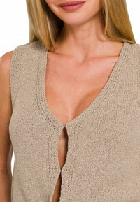 Zenana - Jade Knit Sweater Vest