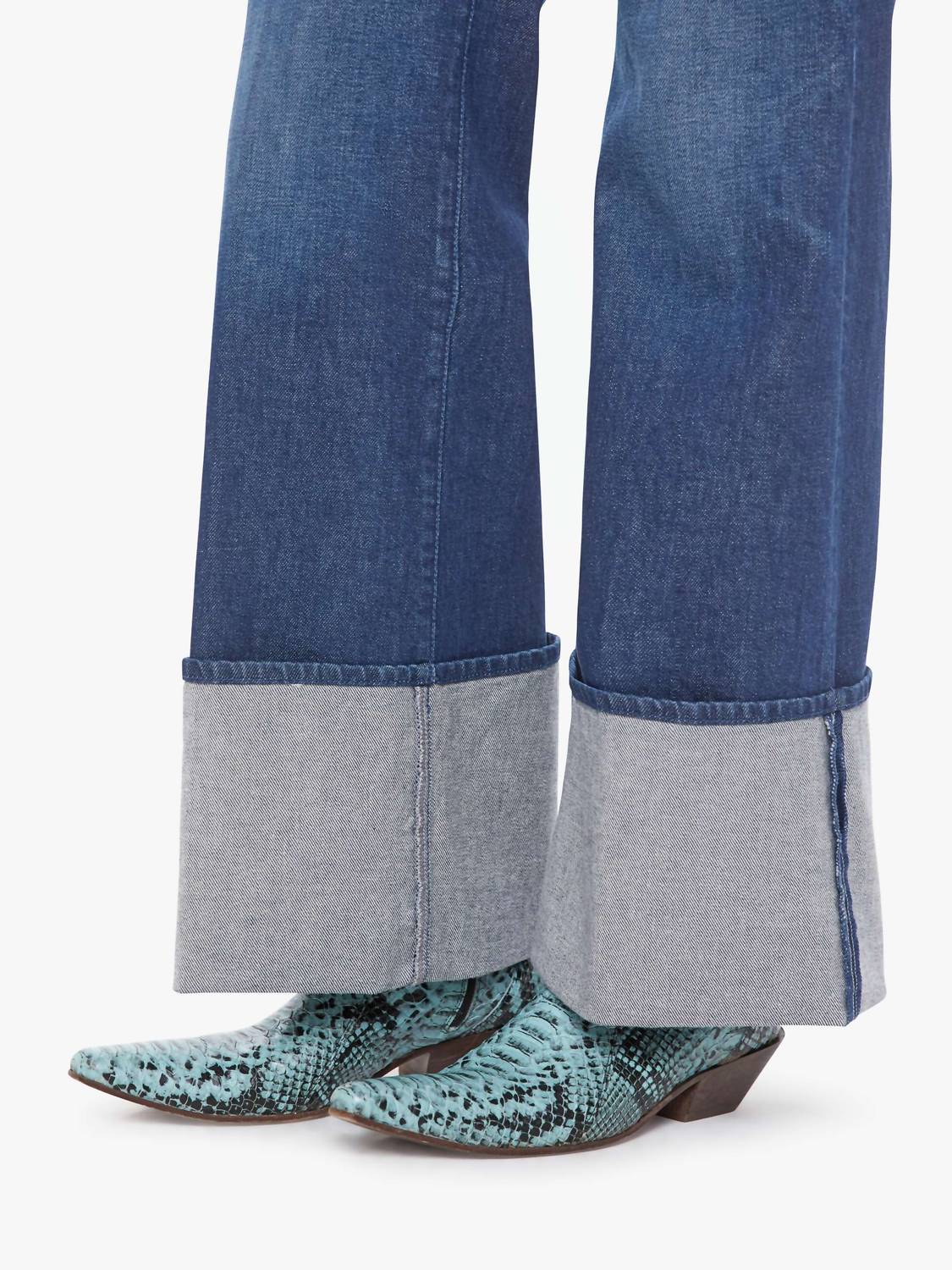 Mother - Lil Hustler Roller Sneak Cuff Jeans