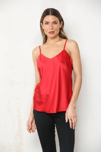 Paparazzi - Solid Stretch Satin Camisole