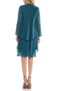 Marsoni By Colors - V-neckline Midi Dress