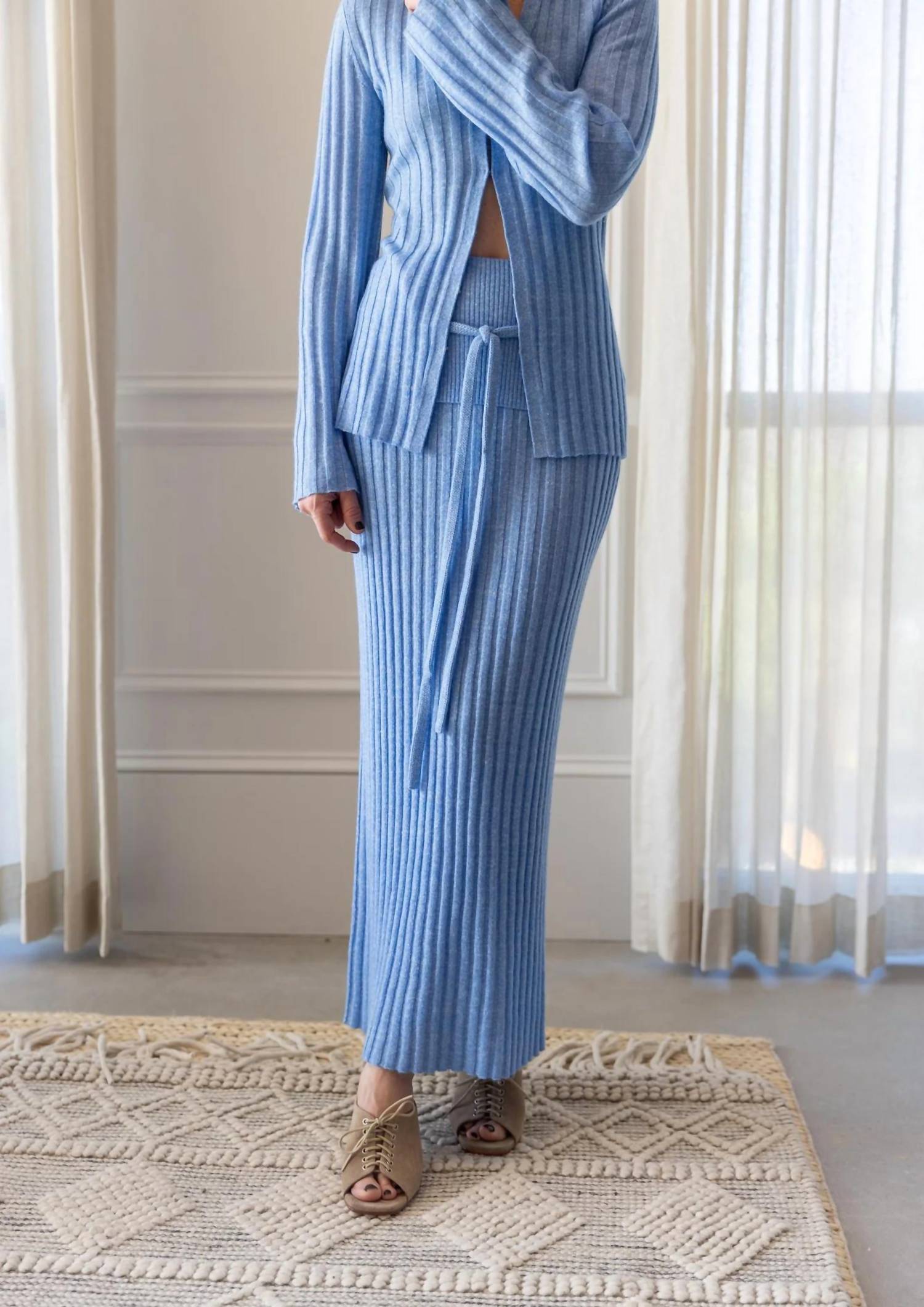 Guest In Residence - Lia Ribbed Maxi Skirt