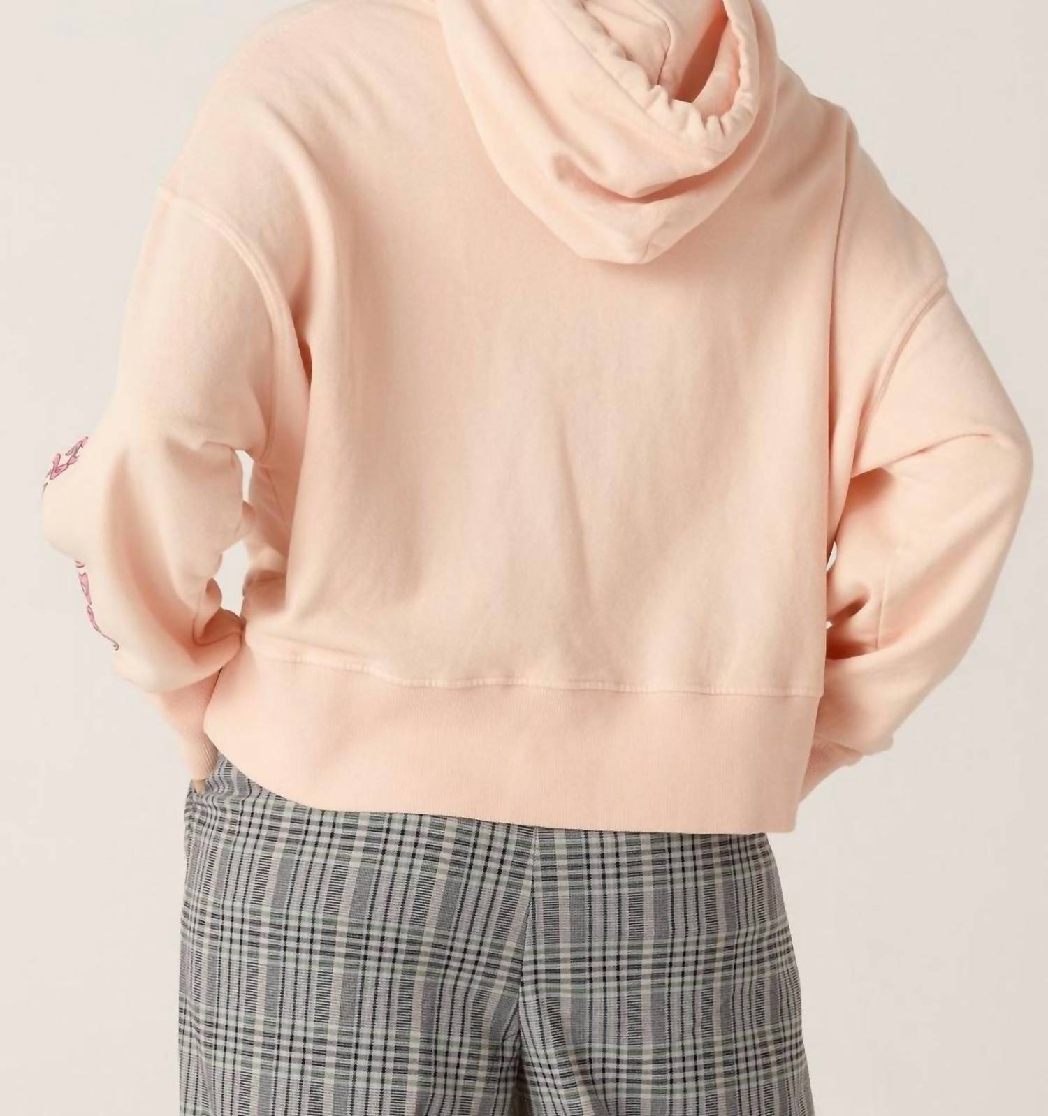 DAYDREAMER GRATEFUL DEAD TIE DYE HOODIE in coral reef - women's top - view 4
