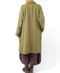 Bodil - Button Up Knit Coat