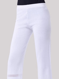 Angel Apparel - Crochet Inset Knit Pants