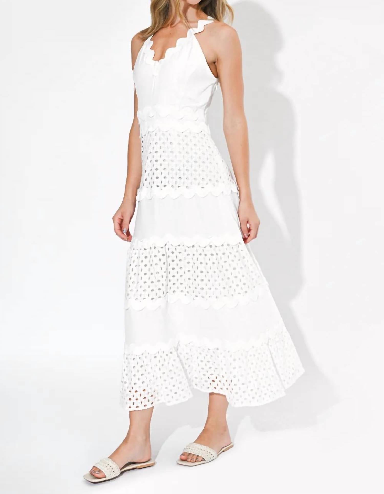 Adelyn Rae - EMMA MIXED MEDIA MAXI DRESS
