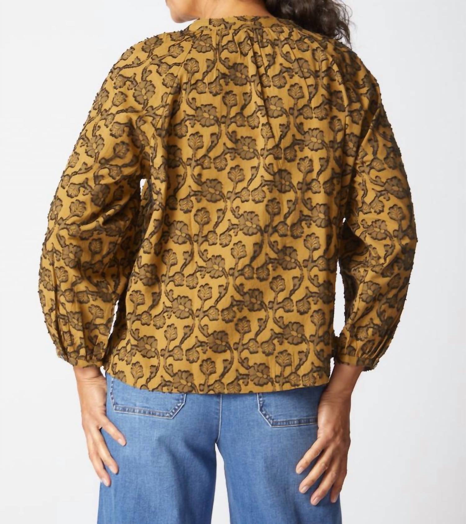 Escape By Habitat - Floral Jaquard Romance Shirt