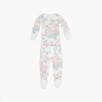 The Beaufort Bonnet Company - Girl's Noelle's Night Night Footed Onesie
