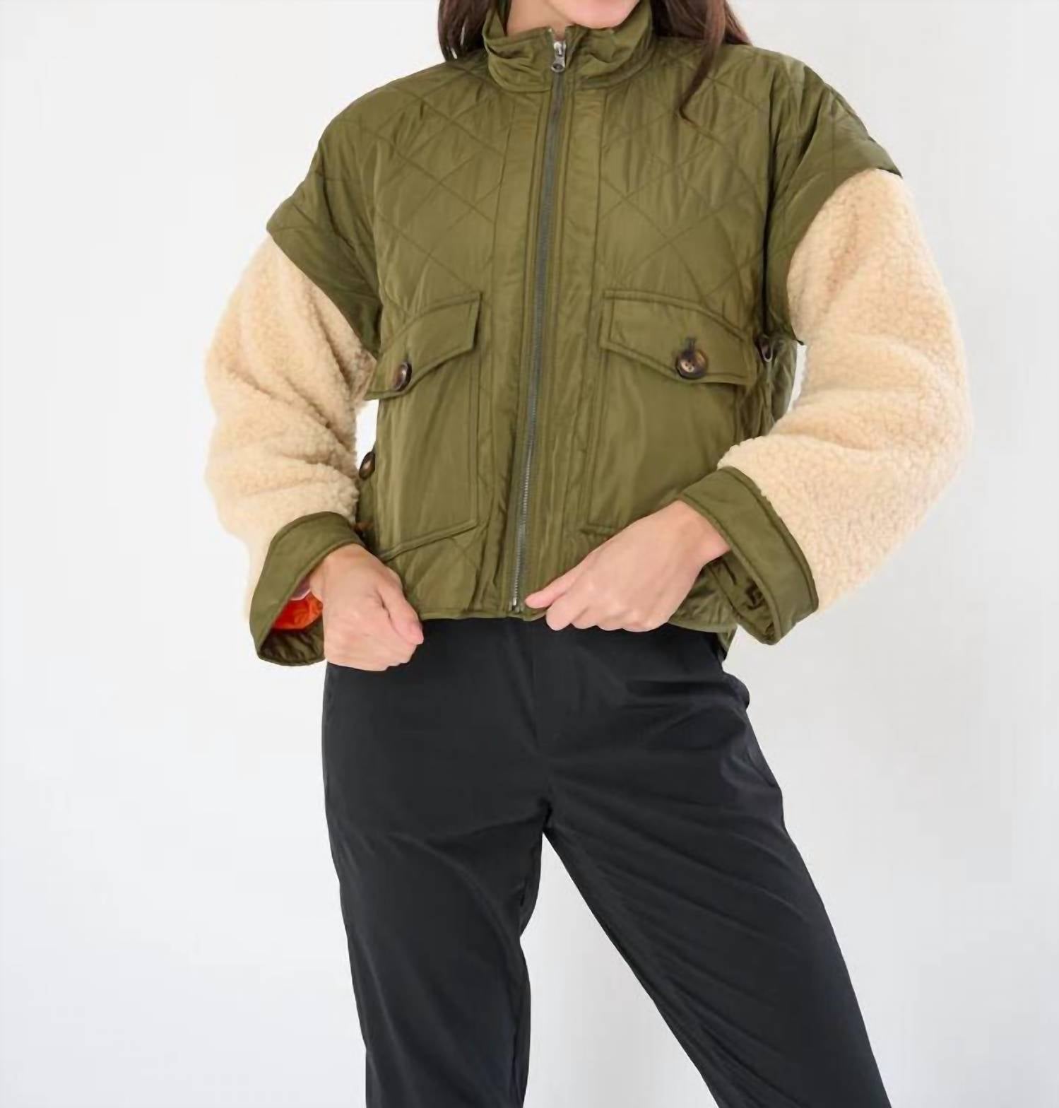 Anorak - Sherpa Drop Shoulder Removable Jacket