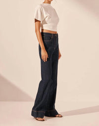 Shona Joy - Rita Pintuck Straight Leg Jeans