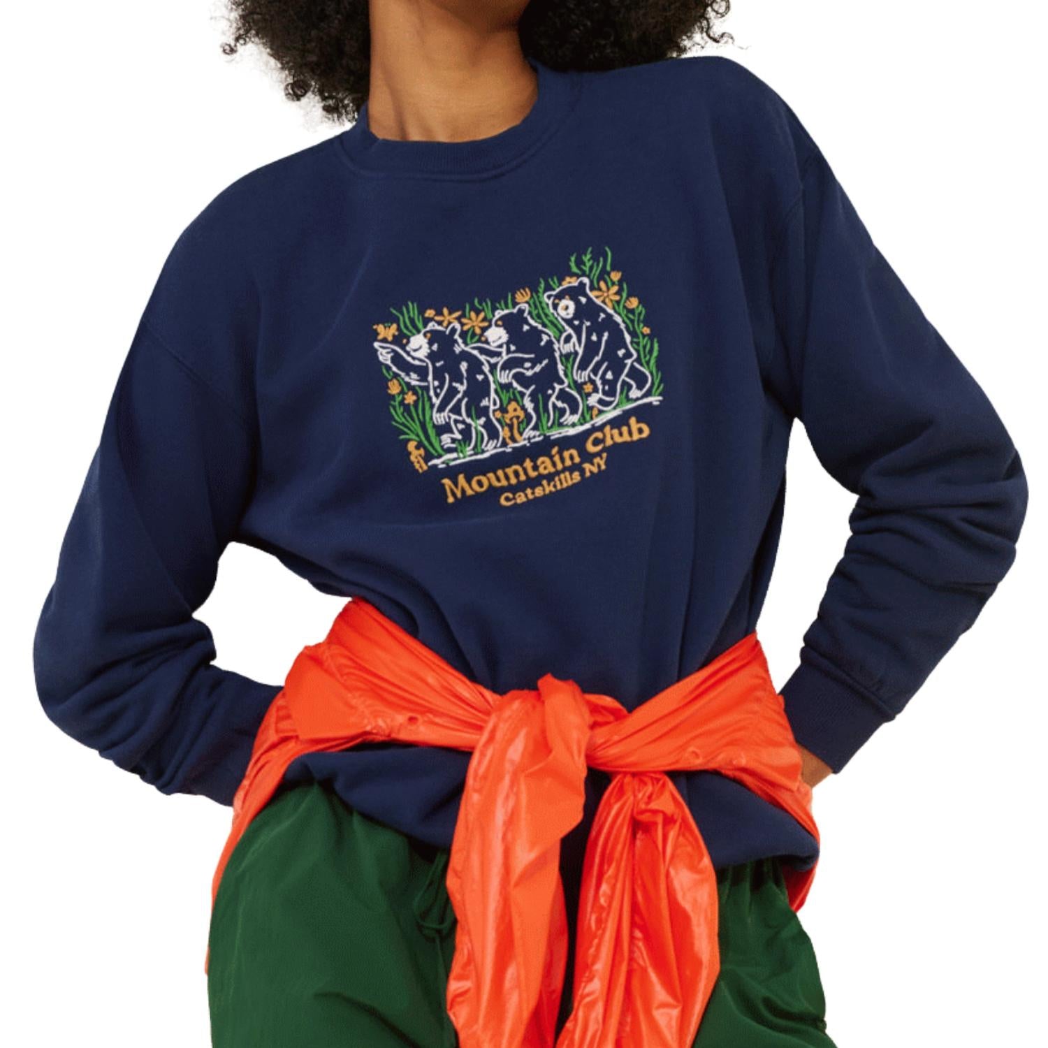 Parks Project - Catskills Bear Buds Embroidered Crewneck Sweatshirt