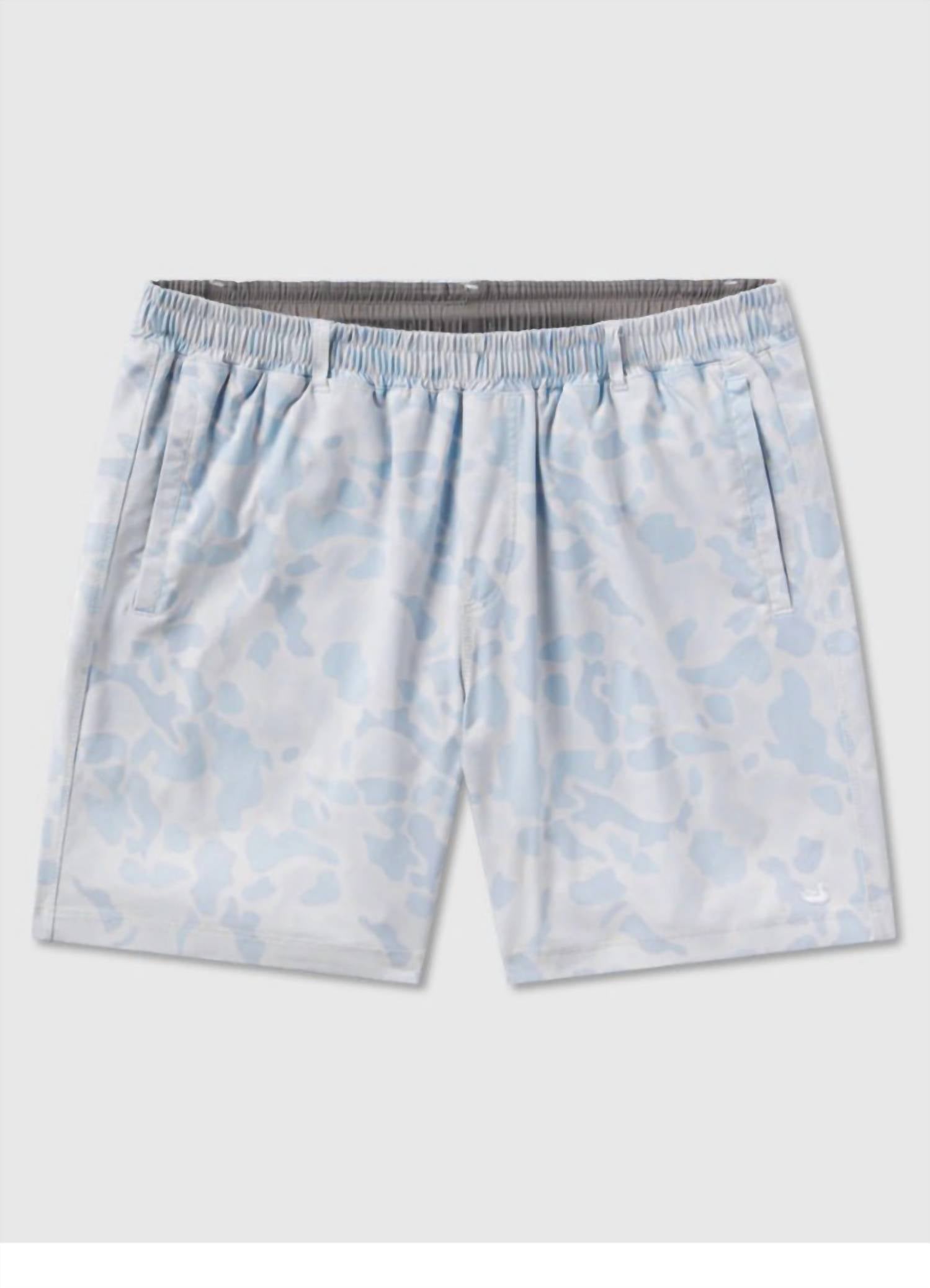 Southern Marsh Men's Billfish Lined Performance Shorts in mist blue - men's shorts