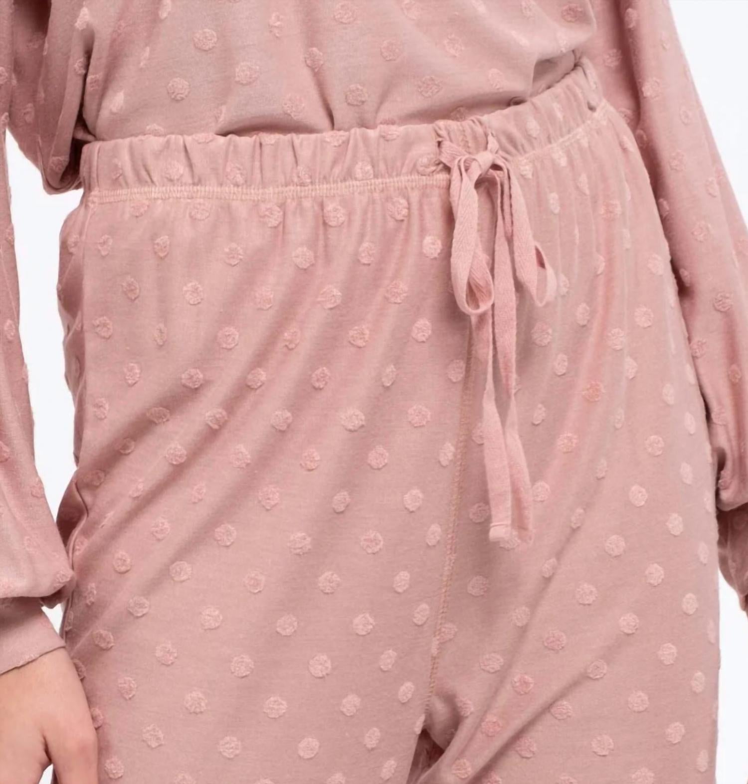 Blu Pepper - Dotted Cozy Lounge Pants