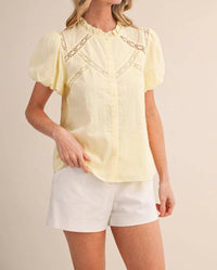 &Merci - Daisy Button-down Top