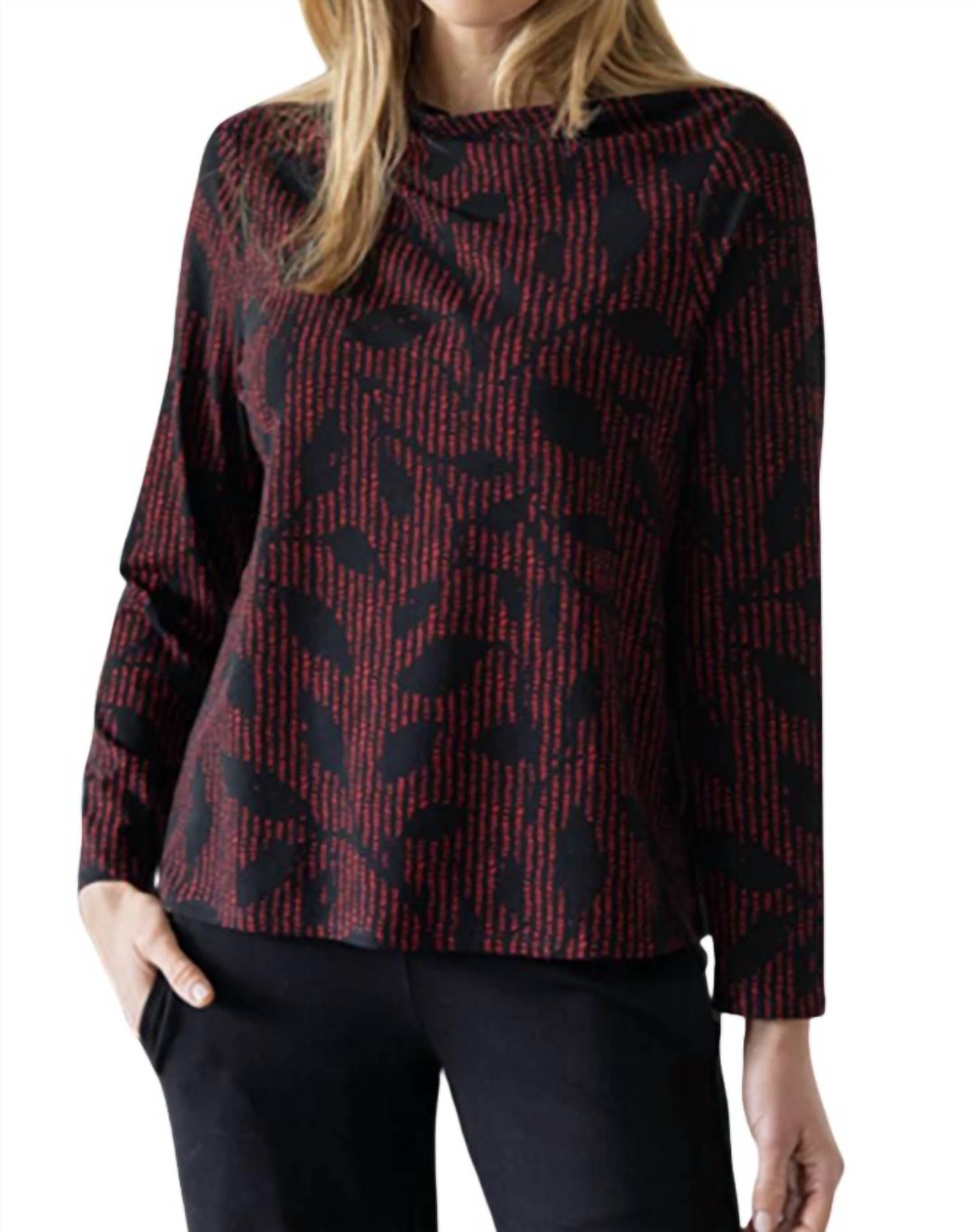 Habitat - Core Travel Canopy Wrap Neck Top